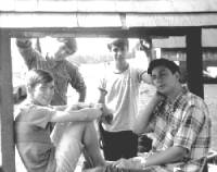 David Stowell, my brother Charlie, Kevin Potter, me. Picture credit: Renee Lahcen.